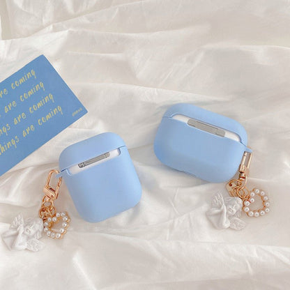 Compatible with Apple, Compatible with Apple , Little Angel Earphone Cover Suitable For Airpods Protective Cover  Personality Creative Female Tide Soft Shell Silicone