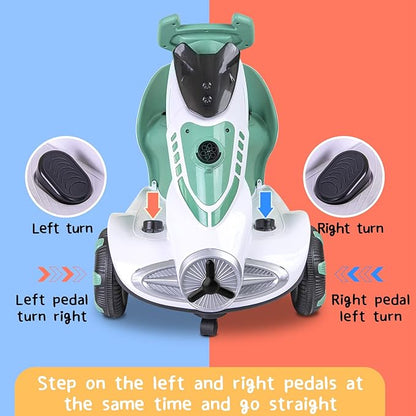 Electric Ride-On Scooter for Kids with Bubble Blower ©