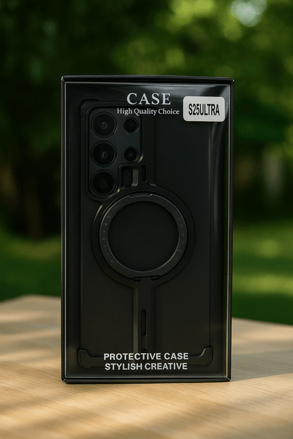 Magnetic Ring Armor Case