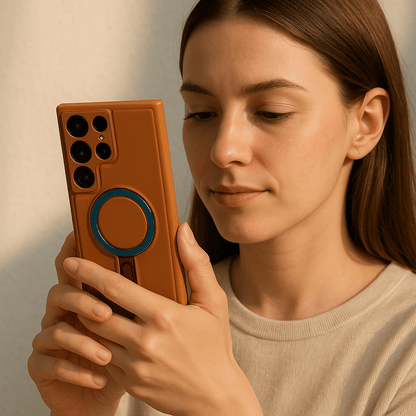 Magnetic Ring Stand Case