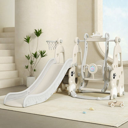 Multi-Function Kids Slide & Swing Set  ©