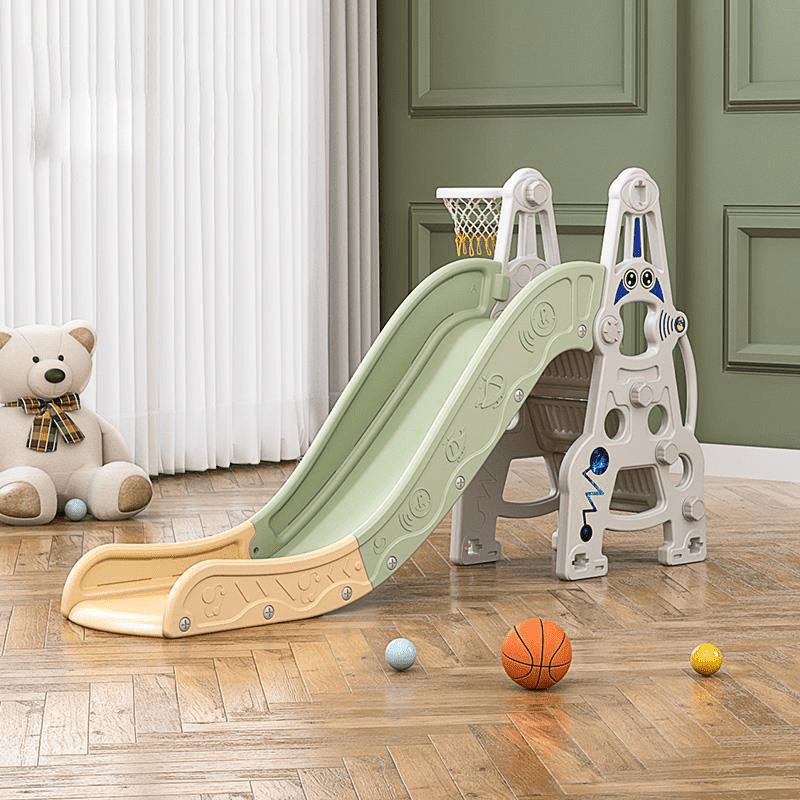 Multi-Function Kids Slide & Swing Set  ©