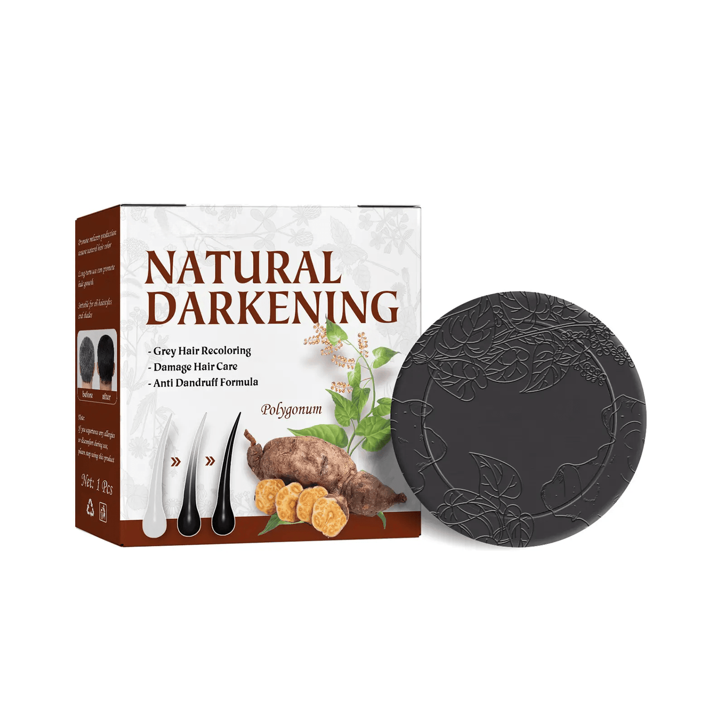 Natural Darkening Polygonum Hair Soap (Original)
