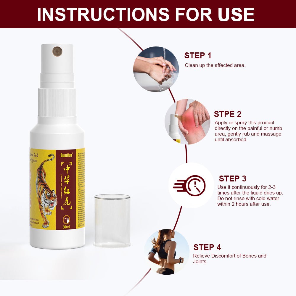 Sumifun - Chinese Red Tiger Medicated Oil & Spray (Original)