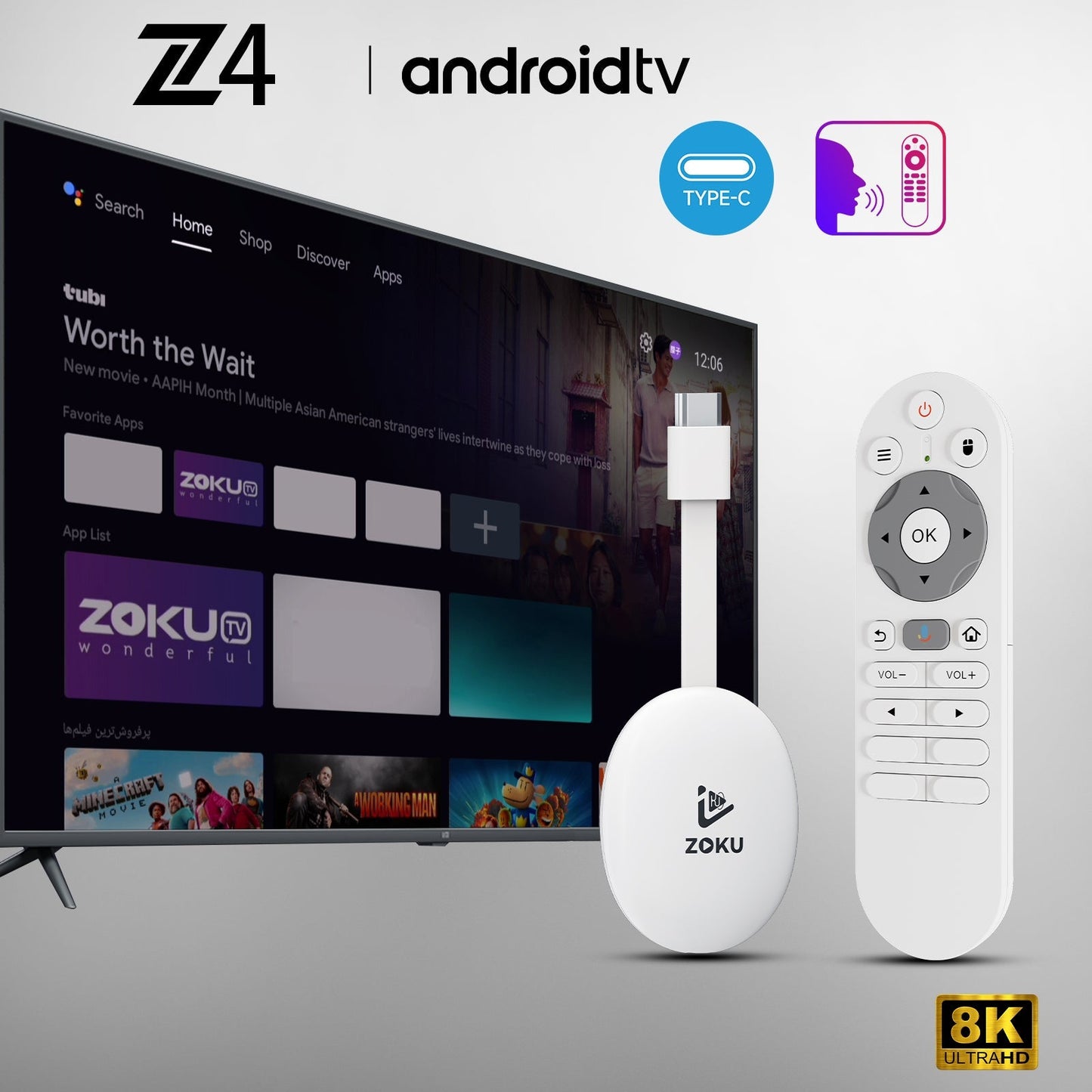 ZOKU - 8K Android TV Stick ©